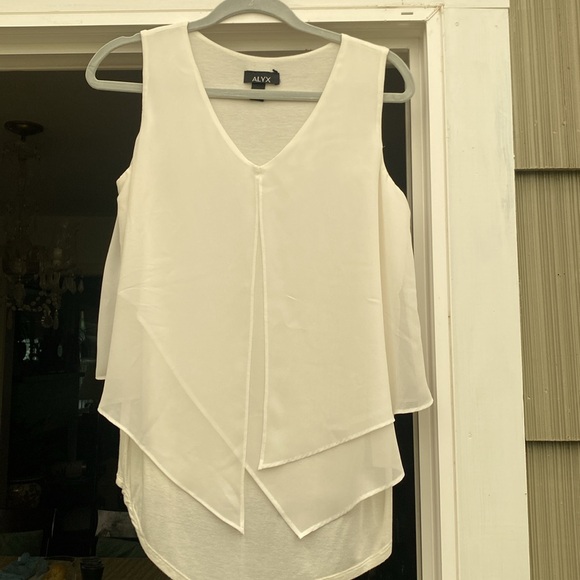 Chiffon 3 layer Sleeveless Tunic, Size S - Picture 9 of 9